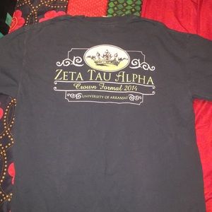 Comfort Colors Tops - Univ of Arkansas Zeta Tau Alpha 2014 Formal Shirt Comfort Colors Tops - Univ of Arkansas Zeta Tau Alpha 2014 Formal Shirt